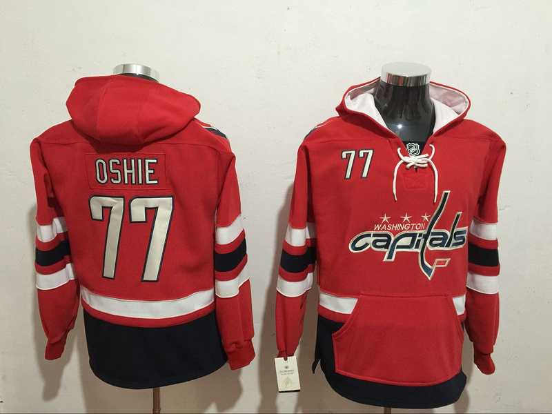 Washington Capitals #77 T.J Oshie Red All Stitched Hoodie Sweatshirt,We sell and wholesale Washington Capitals #77 T.J Oshie Red All Stitched Hoodie Sweatshirt on line form chian!